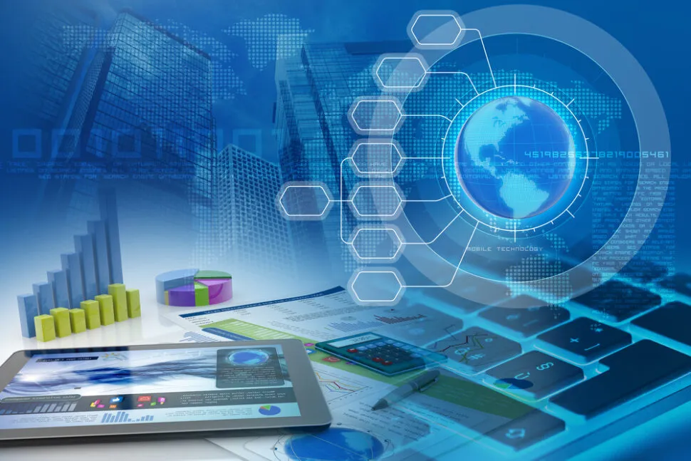 Construction site with workers and cranes